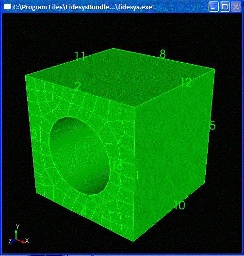Surface Meshed with Paving