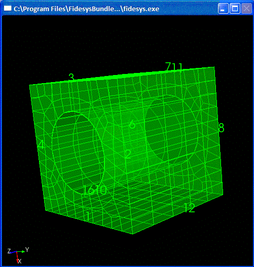 Transparent View of Mesh
